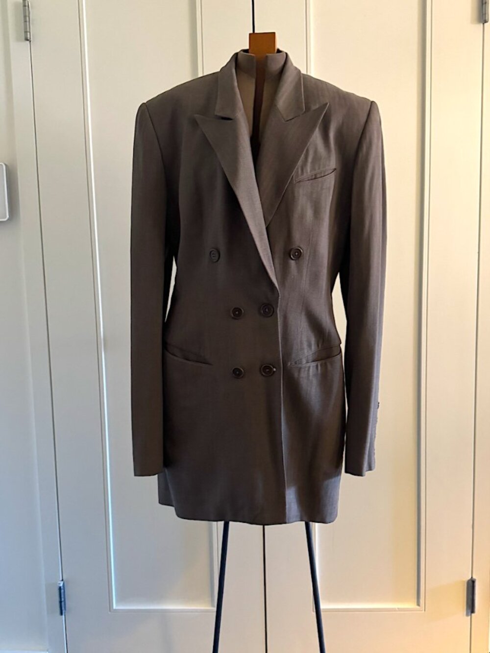 Richard Tyler vintage couture double breasted pant suit perfect condition